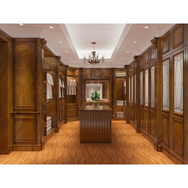 Buy Stylish Wardrobe Cloakroom OEM ODM  Custom Closet Furniture Artificial Stone at wholesale prices