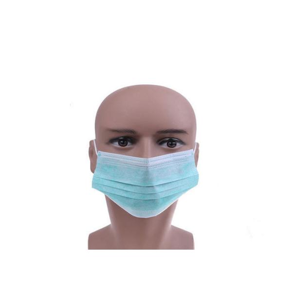 Eco Friendly Disposable Medical Face Mask Convenient 17.5*9.5cm Adult Size