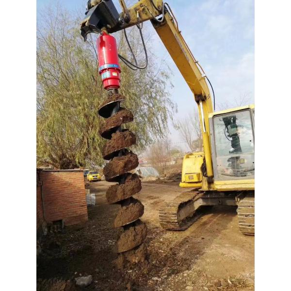 FAG Hydraulic Auger For Mini Excavator Earth Auger Eaton Motor