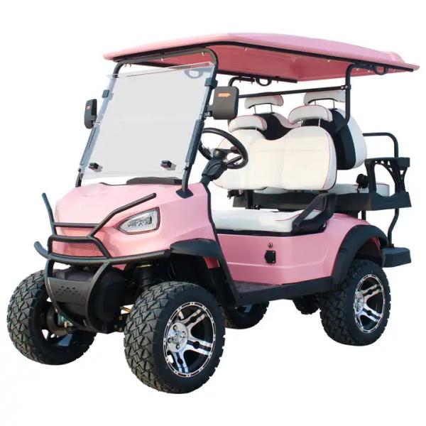 48V Sensor Smart Type Fashionable Modern Golf Cart With Audio System for 6 Passengers