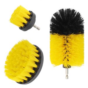 Quality 3 Pcs Electric Power Scrubber Drill Brush Set Power Scrubber Brush Drill Set For Cleaning for sale