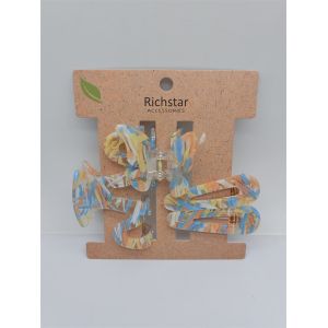 China Women Cellulose Acetate Hair Claw , Portable Hair Clip Acrylic on sale