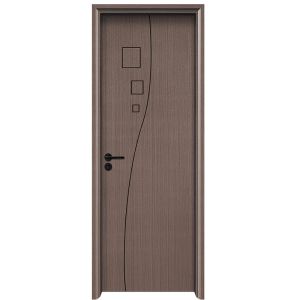 Modern Designed Waterproof Mouldproof WPC Hollow Door with 2100mm Length and
