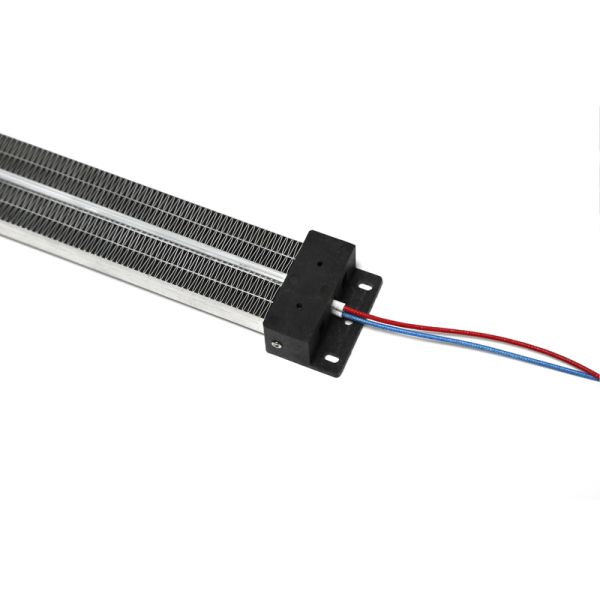 24V to 220V PTC Heating Element with Corrugated Aluminum Alloy Fin and High Temperature Silicone Rubber Wire
