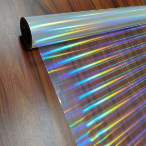 Soft Transverse Beam Transparent Holographic Lamination Film for Gift Craft
