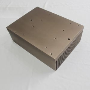 Gold Practical Skiving Heat Sink , High Power Bonded Fin Heatsinks