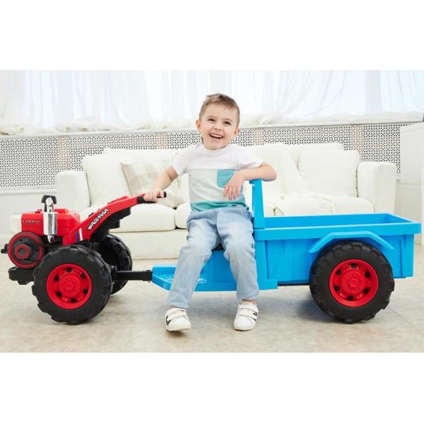 2022 12v Electric Kids Ride On Car with Plastic Tractor Toy Battery Included