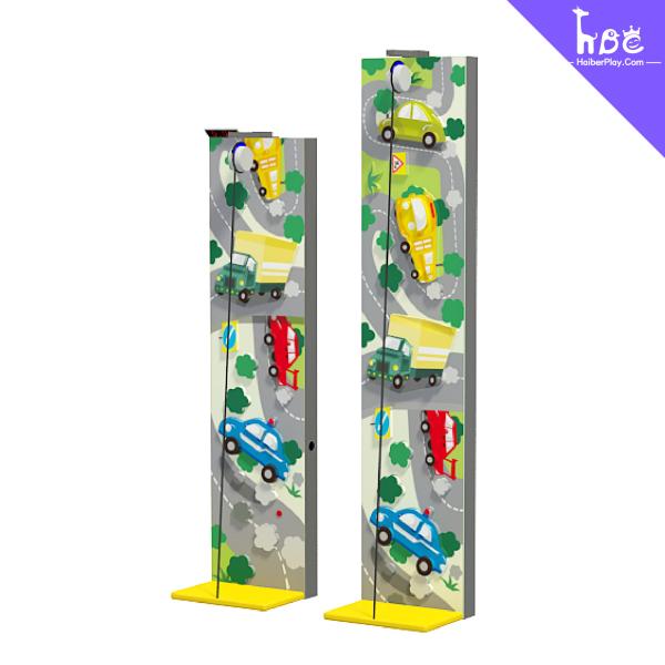 Buy Children Indoor Rock Climbing Wall with Safety Harnesses at wholesale prices