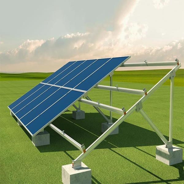 Buy Anticorrosive Galvanized Ground Mounted Solar Panel Systems at wholesale prices