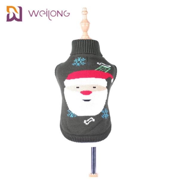 Buy Christmas Customized Pet Clothing Soft Thickening Warm Dog Knit Sweater at wholesale prices