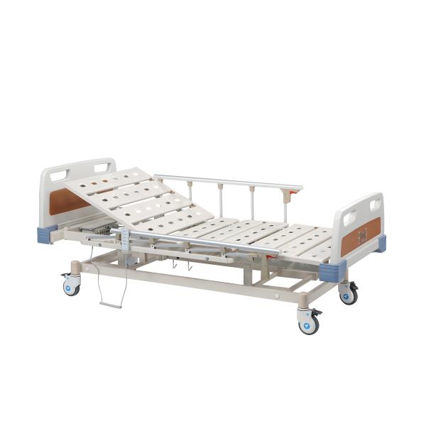 Buy Emergency Room ICU Hospital Bed Five Function Electric Medical Adjustable Bed at wholesale prices