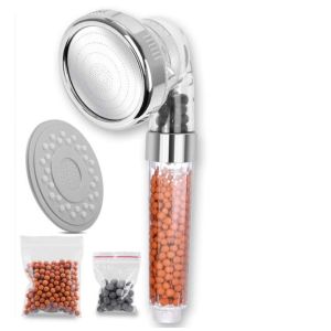 24cm Low Pressure PC Bathroom Handheld Shower Spray 3 Functions