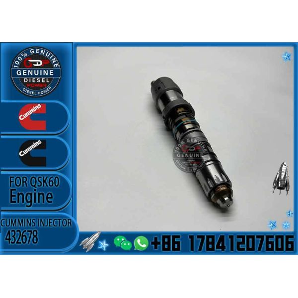Buy For Cummins QSK60 Common Rail Fuel Injector Model 4326780 432678 & 4326781 for Efficient Diesel Performance at wholesale prices