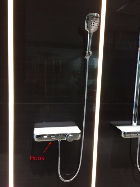 normal shower sets 2 function Shower faucets with hand shower water outlet AT-P003JY with hook on body