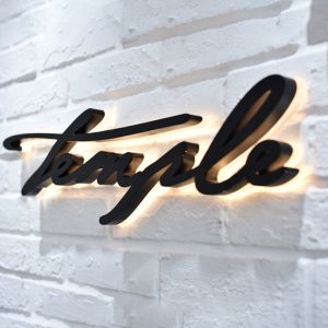 3D stainless steel led logo sign backlit letter channel letter