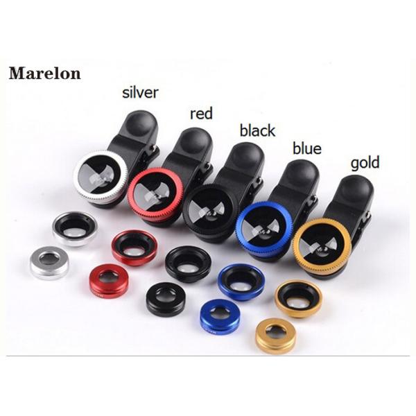 Buy 3 In 1 Wide Angle Telephoto Zoom Camera Lens Shoot Larger Range Scenery at wholesale prices