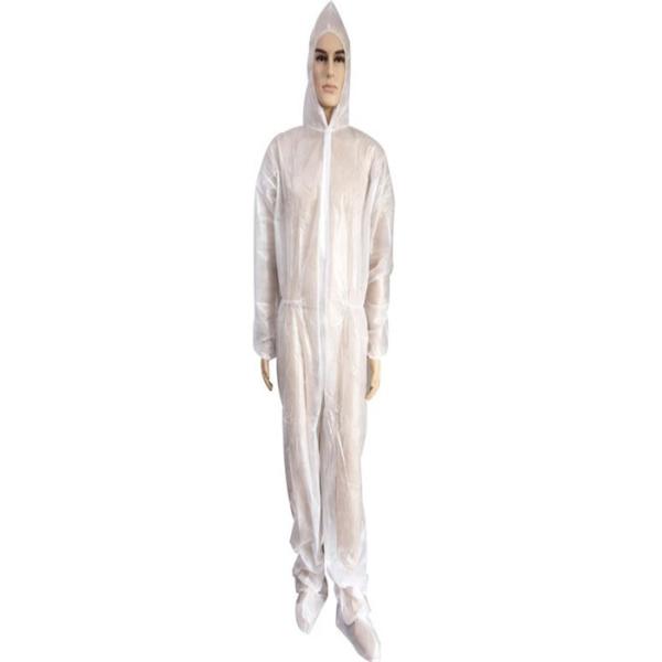 Buy Anti - Blood Disposable Hooded Coveralls With Asbestos Removal at wholesale prices
