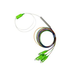 China Compact Design 1x4 Optical Splitter For FTTH FTTB FTTX Network High Reliability on sale China Compact Design 1x4 Optical Splitter For FTTH FTTB FTTX Network High Reliability on sale