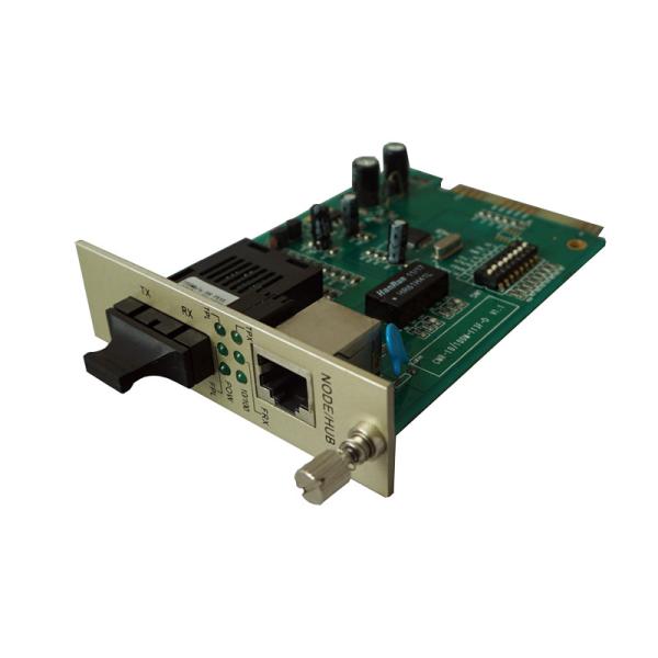 Buy FCC Part 15 Fiber Optic Media Converter Card Type UTP RJ45 Connectors at wholesale prices