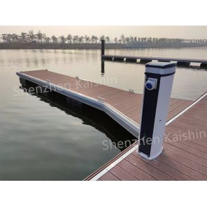 Quality Kaishin Aluminum Alloy Marine Floating Dock Waterproof Decking Harbour Dock for sale