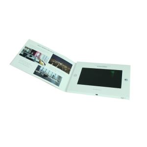 Multi - page handmade lcd video greeting card for business promotional