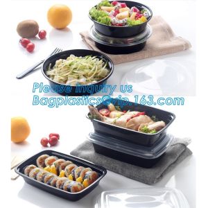 Food Grade Plastic Sushi Tray Set Full Printed Sushi Trays With Lids Customize