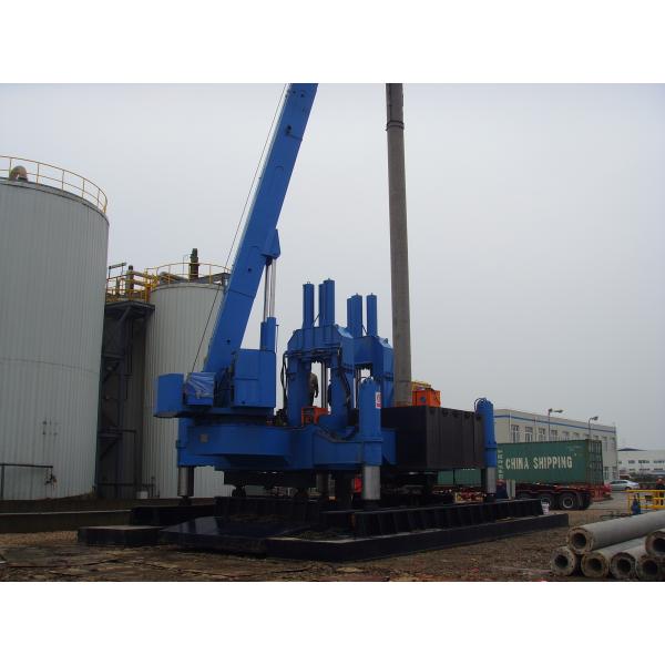 Buy Eco Hydraulic Piling Machine / Hydraulic Rotary Piling Rig No Vibration at wholesale prices