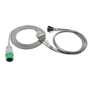 Comen 12pin Compatible Direct Connect ECG Cable With Lead Wires
