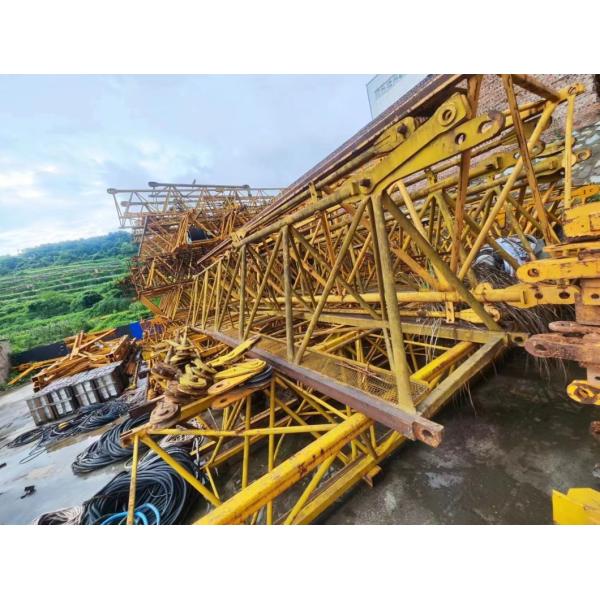 Mc480 Tower Crane Top Topless Design ISO9001 Certified Maximum Lifting Height 50-100m
