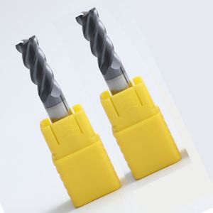 Quality Straight Shank D10mm Four Flute End Mills H65RC Tungsten Carbide for sale