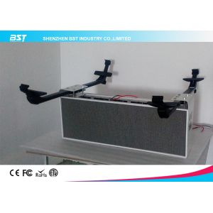 RGB Video Taxi Top Led Display Advertising Light Box With 4g / Wifi Control