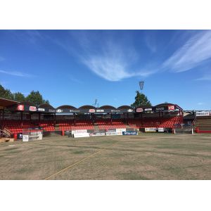 Quality Polymer HDPE Fixed Stadium Seating Middle Backrest Simple Mounted Installation for sale