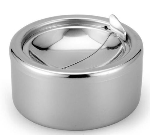 Wind Proof Cigarette Ashtray Silver Windproof smoking ashtray