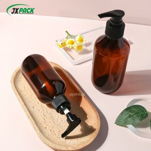 Empty Shampoo Bottles 300ml 500ml PET Shampoo Conditioner Shower Gel Bottles