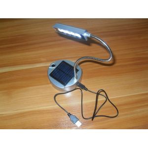 Solar Power 4 LED Desk Lamp