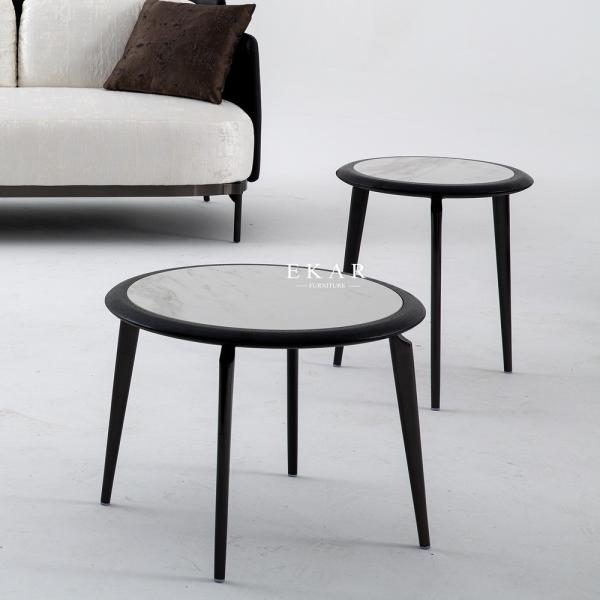 Buy Modern 3 Round Marble Coffee Table Set at wholesale prices