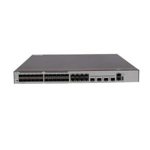 S5735-S32ST4X, 24 x GE SFP ports, 8 x 10/100/1000BASE-T ports, 4 x 10 GE SFP+