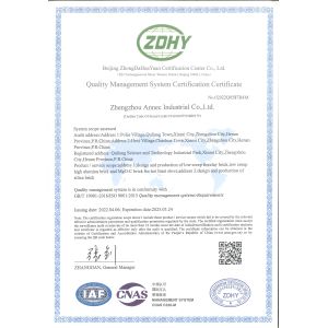 Zhengzhou Annec Industrial Co., Ltd. Certifications
