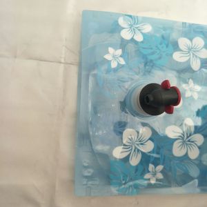 Custom Blue Printing Vertical Liquid Water Packaging Bag Leakproof SGS