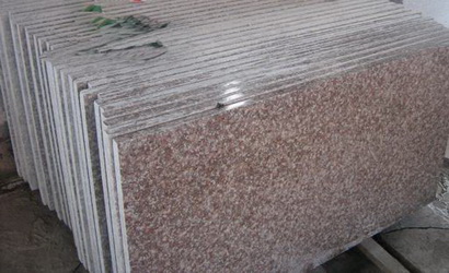 Hottest China Granite Tiles / Granite Flooring (G687) Peach red Polished Granite On Sales