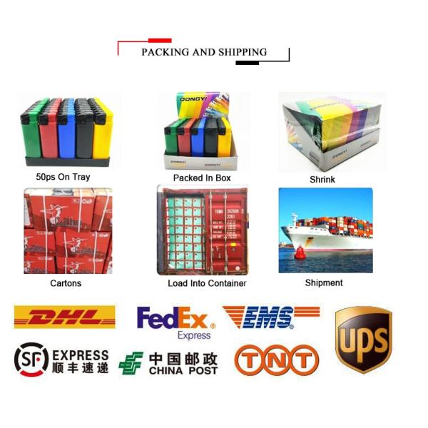Different Styles High Quality Electric Lighter with Labels