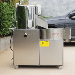 Industrial Root Vegetable Potato And Carrot Continuous Washing Peeling Polishing