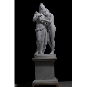 Replica white marble sculpture