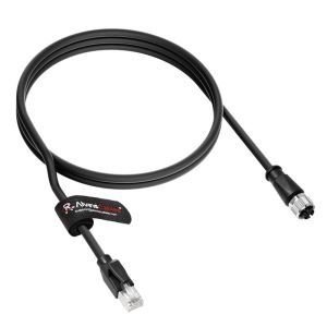 China Alvin's Cables M12 X-Code 8 Pin Female to RJ45 Ethernet Cable Cat6a High-Flex Shielded for Cognex Keyence Basler Industrial Automation Fieldbus Module 3.3ft/1m on sale