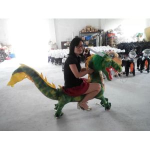 Gema / Mechanical Child Trojan / children's toys / Wooden Horses / non-electric