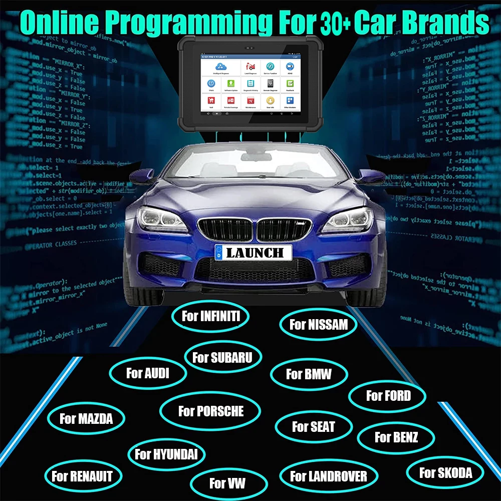New- LAUNCH X431 PAD V ELITE Car Diagnostic Tools Online Programming CAN FD\DOIP\J2534 Auto OBD OBD2 Scanner Free Shippi