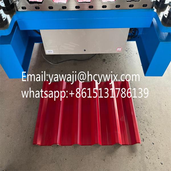 Galvanized Steel Metal Rolling Roofing Sheet Tiles Making Machine Trapezoidal Roof Roll Forming Machine