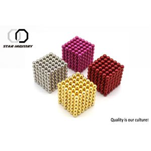 DIY Magnetic Steel Balls , Magnetic Balls Toy With Strong Construction