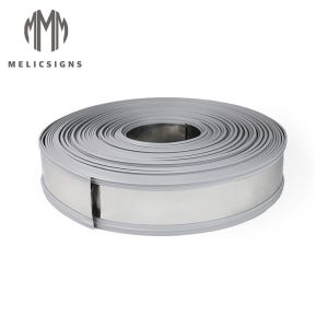 China Flexible Illuminated 3d Rubber Channel Letter Trim Cap on sale