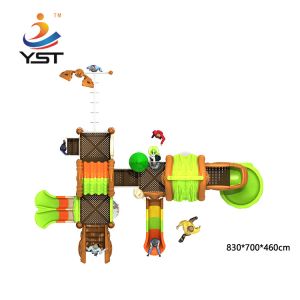 Kindergarten Childrens Plastic Slide , Durable Toddler Swing And Slide Set